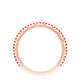 Crescent Crown Ring with Ruby