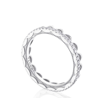 Crescent Crown Ring with Diamond