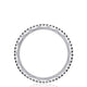 Crescent Crown Ring with Black Diamond