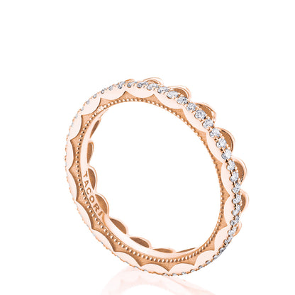 Crescent Crown Ring with Diamond