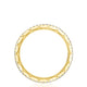 Crescent Crown Ring with Diamond