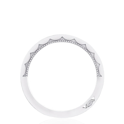 Crescent Crown Ring with Diamond
