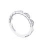 Crescent Crown Ring with Diamond