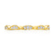 Crescent Crown Ring with Diamond