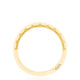 Crescent Crown Ring with Diamond