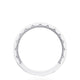 Crescent Crown Ring with Diamond