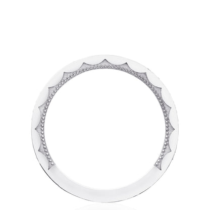 Crescent Crown Ring with Diamond