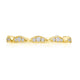 Crescent Crown Ring with Diamond