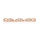 Crescent Crown Ring with Diamond