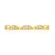Crescent Crown Ring with Diamond