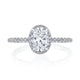 Oval Bloom Engagement Ring
