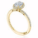 Oval Bloom Engagement Ring