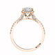 Emerald Bloom Engagement Ring