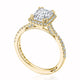 Emerald Bloom Engagement Ring