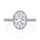 Oval Bloom Engagement Ring
