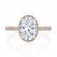 Oval Bloom Engagement Ring