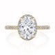 Oval Bloom Engagement Ring