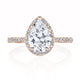 Pear Bloom Engagement Ring