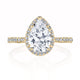 Pear Bloom Engagement Ring