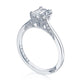Emerald Solitaire Engagement Ring