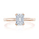 Emerald Solitaire Engagement Ring