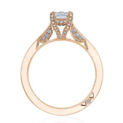 Emerald Solitaire Engagement Ring