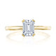 Emerald Solitaire Engagement Ring