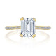 Emerald Solitaire Engagement Ring