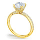 Cushion Solitaire Engagement Ring