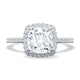 Cushion Bloom Engagement Ring
