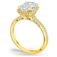 Emerald Bloom Engagement Ring