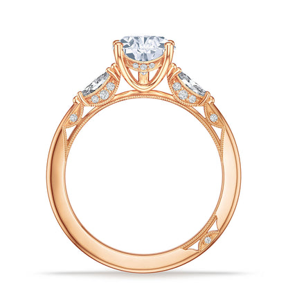 Pear 3-Stone Engagement Ring