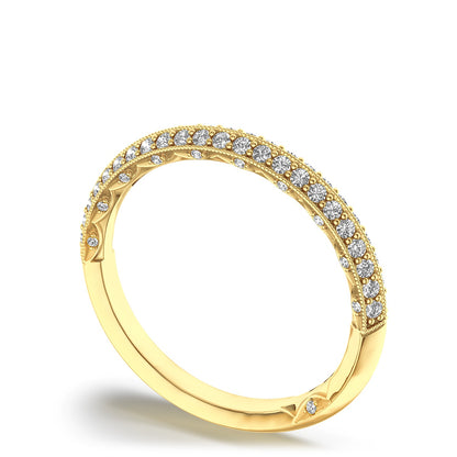 Knife Edge Wedding Band