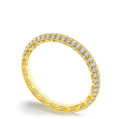 Knife Edge Wedding Band