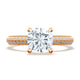 Cushion Solitaire Engagement Ring