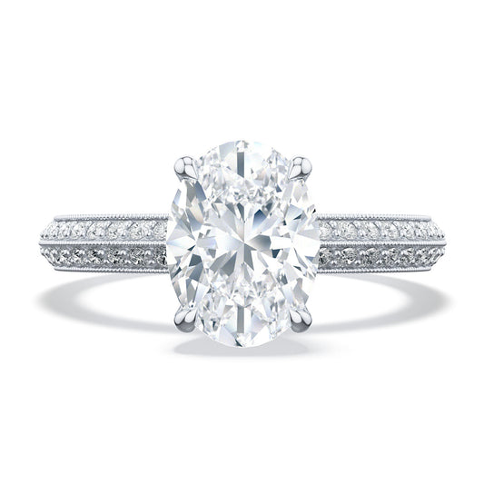Oval Solitaire Engagement Ring