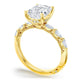 Emerald Solitaire Engagement Ring
