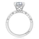 Emerald Solitaire Engagement Ring