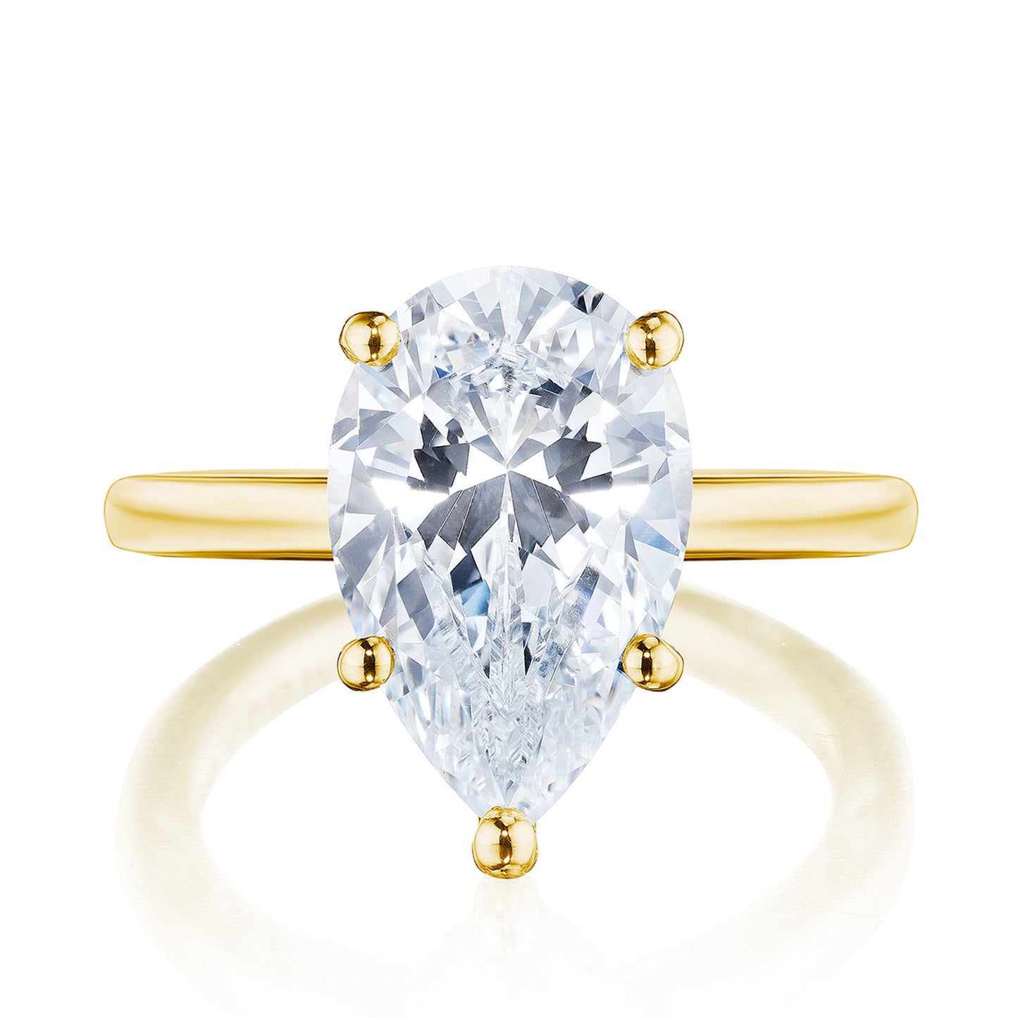 Pear Solitaire Engagement Ring