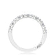 French Pavé Diamond Wedding Band