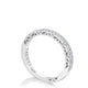 French Pavé Diamond Wedding Band