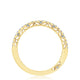 French Pavé Diamond Wedding Band