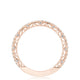French Pavé Diamond Wedding Band