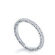 French Pavé Diamond Wedding Band