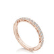 French Pavé Diamond Wedding Band