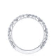 French Pavé Diamond Wedding Band