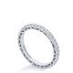 French Pavé Diamond Wedding Band