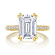Emerald Solitaire Engagement Ring