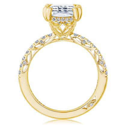 Emerald Solitaire Engagement Ring