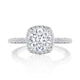 Cushion Bloom Engagement Ring